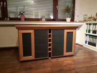 Schreibtisch/Highboard (auseinanderfahrbar) 1/2